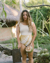 Lido One Piece - Gold Leaf
